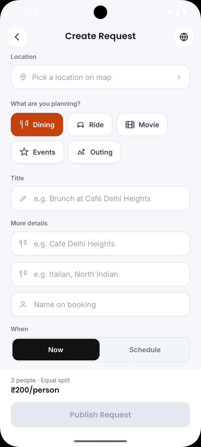 Create Request