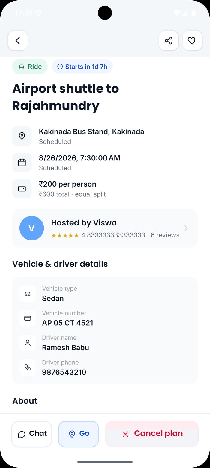 Ride Request
