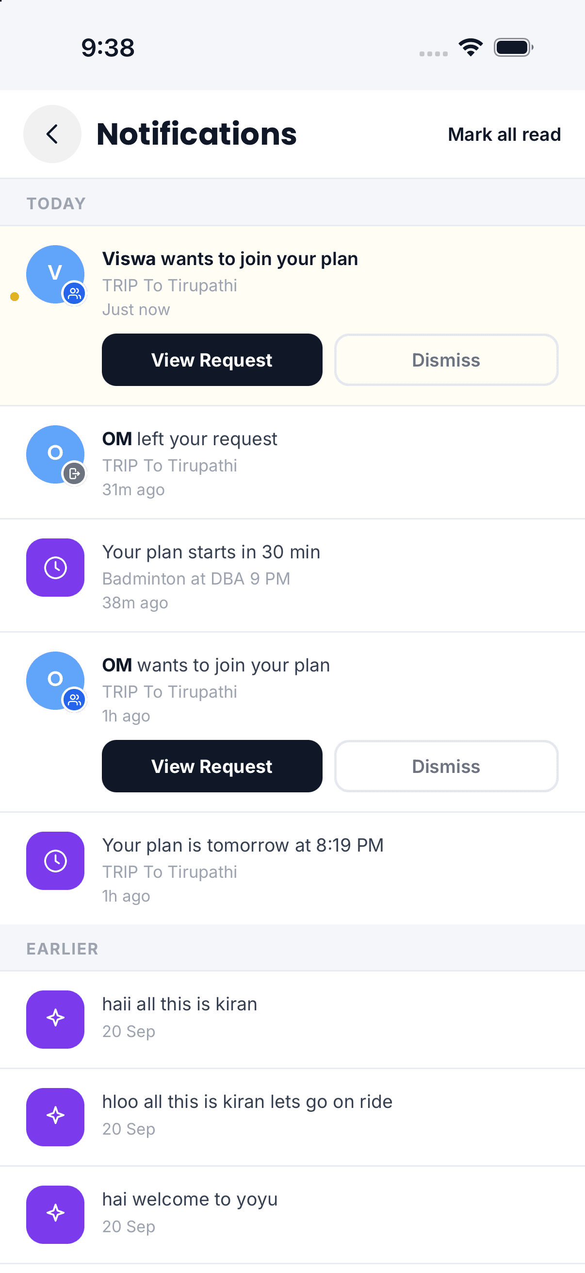Notifications